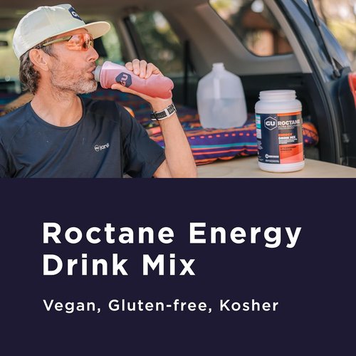 GU Energy Roctane Ultra Endurance Drink Mix - Vegan, Gluten-Free, 35mg Caffeine | Tropical Fruit, 3.44 lb