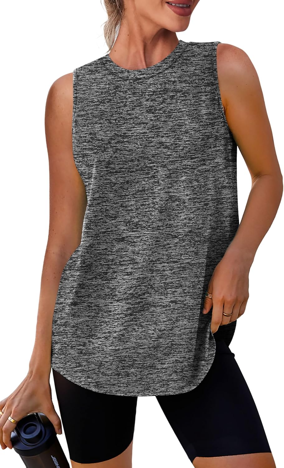 Skiennix Women's Workout Tank Tops - Lightweight Sleeveless Athletic Shirts for Yoga & Running