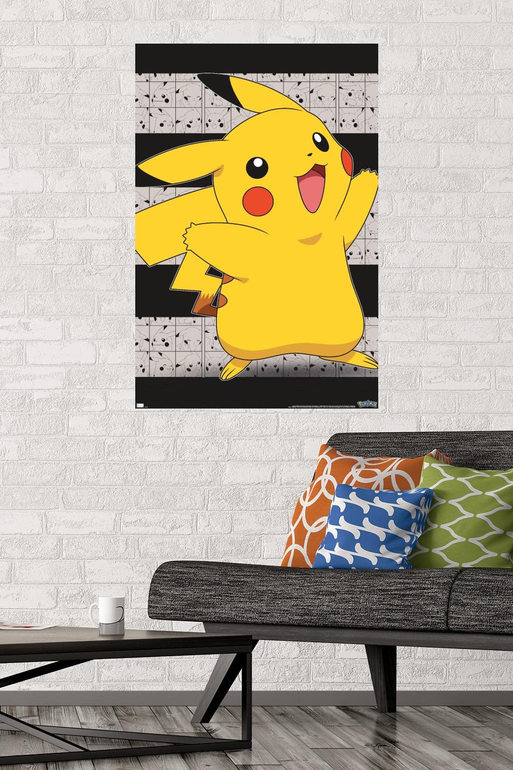 Pokémon - Pikachu Open Arms Wall Poster, 34L" x 22.4W", Unframed Version