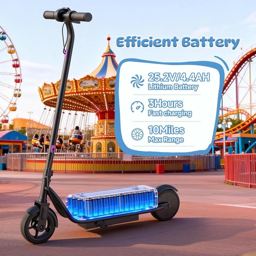 Aovowheel Electric Scooter - Powerful 250W-500W Motor | 16-24 MPH Speed, 15-60 Miles Range, 6.5''-14'' Tires