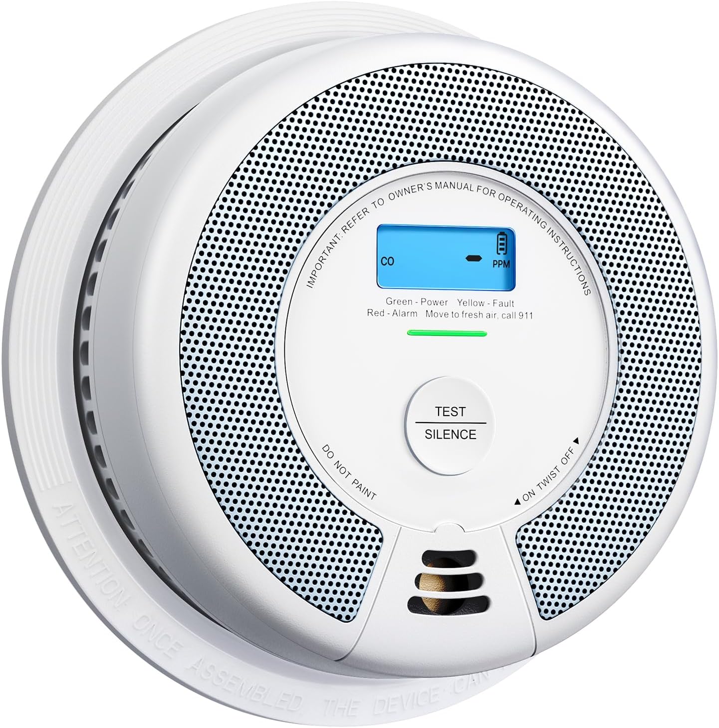 X-Sense XP0H-SN Smoke and Carbon Monoxide Detector Combo - 10-Year Battery, Easy Install