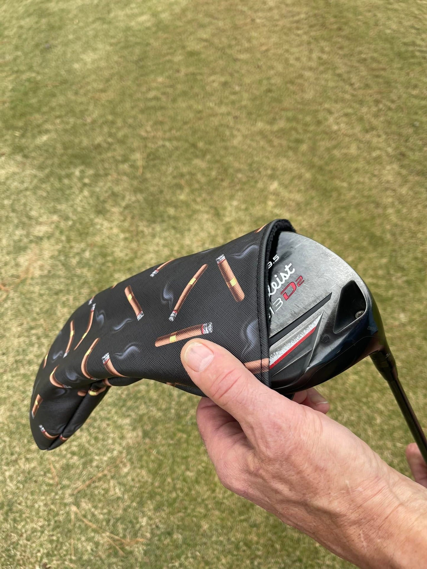 Golf Headcover | Grip & Rip Chill Model | Fits All Drivers & Woods | Elastic Retention for Great Fit and Style on The Course | Funny Headcover