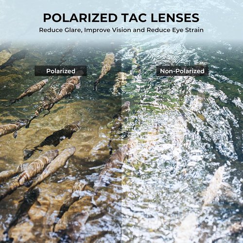 KastKing Merced Floating Polarized Sunglasses - Lightweight TPX Frame with PuriVex Lens Coating | Unisex