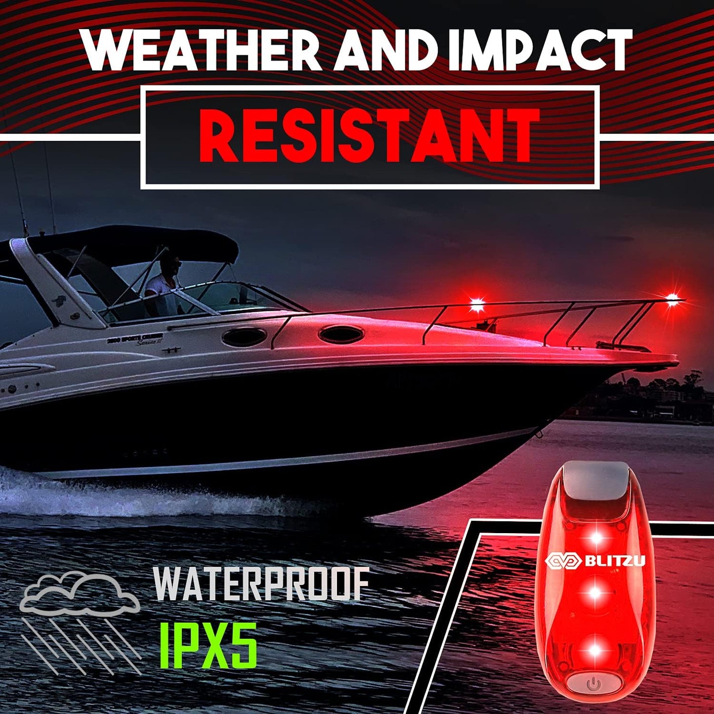Skiennix LED Safety Lights - High Visibility Clip-On Strobe Lights for Night Walking, Running & Cycling | 4 Pack