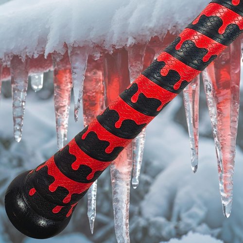 Baseball Bat Grip Tape - Non-Slip, Shock-Absorbing 1.1mm Wrap | Ice Cream Drip Design