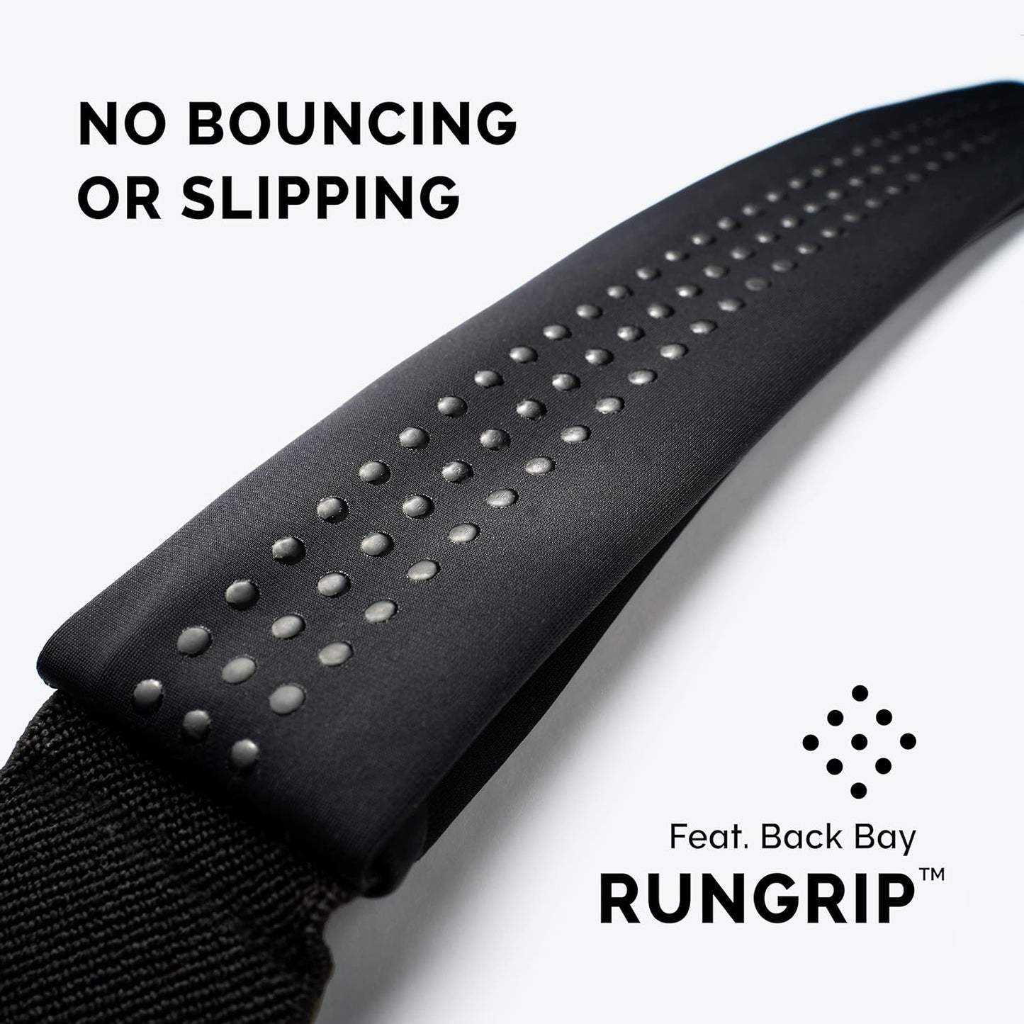 Back Bay Slim Running Belt - Fits All Phones | Unisex Fanny Pack for Runners, Ideal Workout Gear