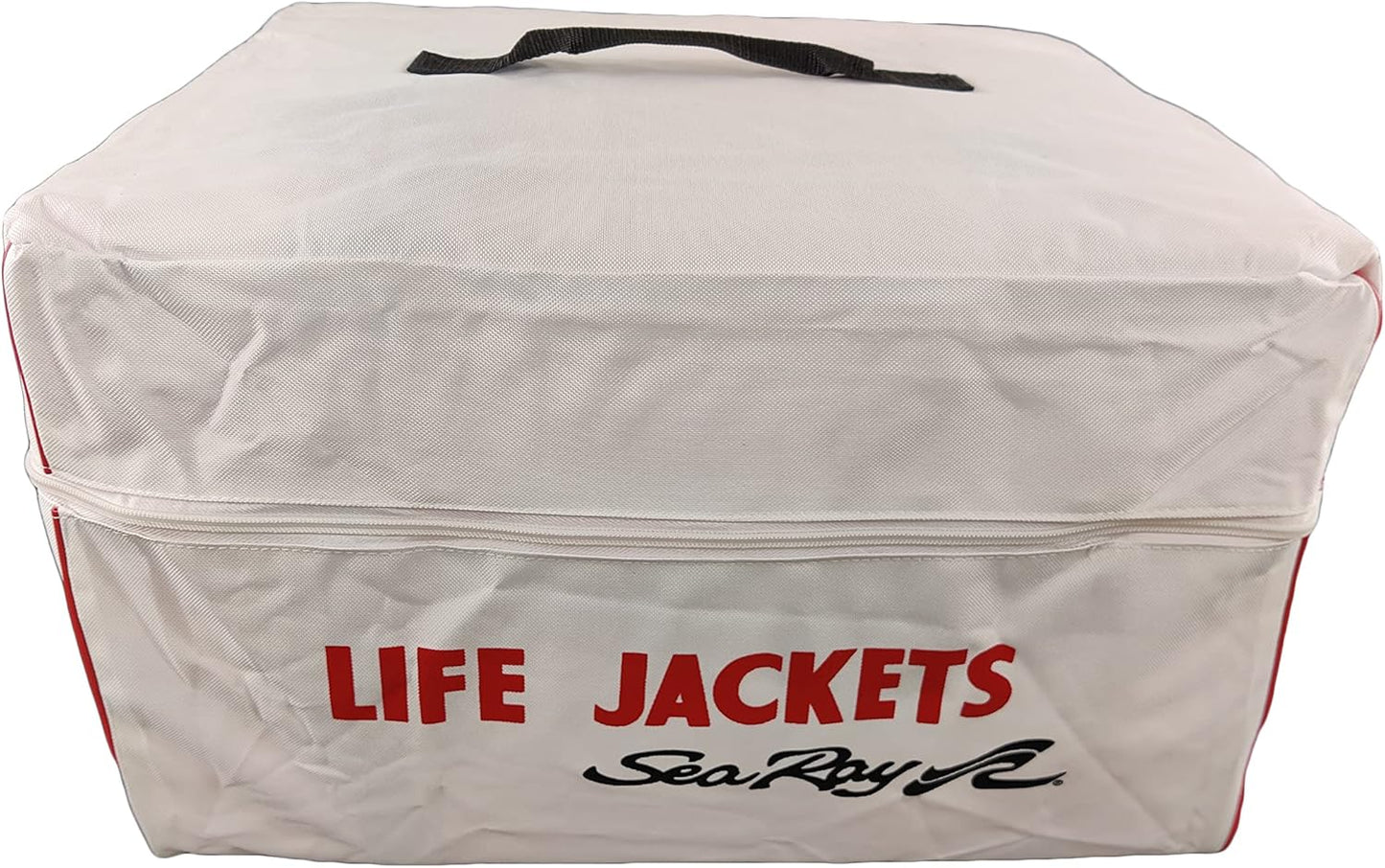 Sea Ray Life Jacket Storage Bag - Heavy Duty Marine Preserver Vest for Boats | White