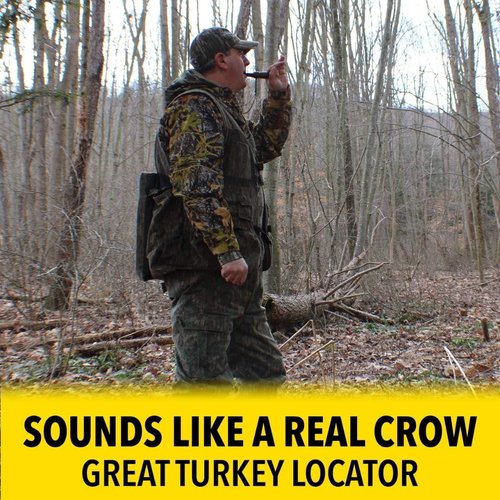 ESH Locator Turkey Hunting Calls - All-Weather Crow, Owl & Woodpecker Calls for Shock Gobbles | Beginner & Pro Friendly
