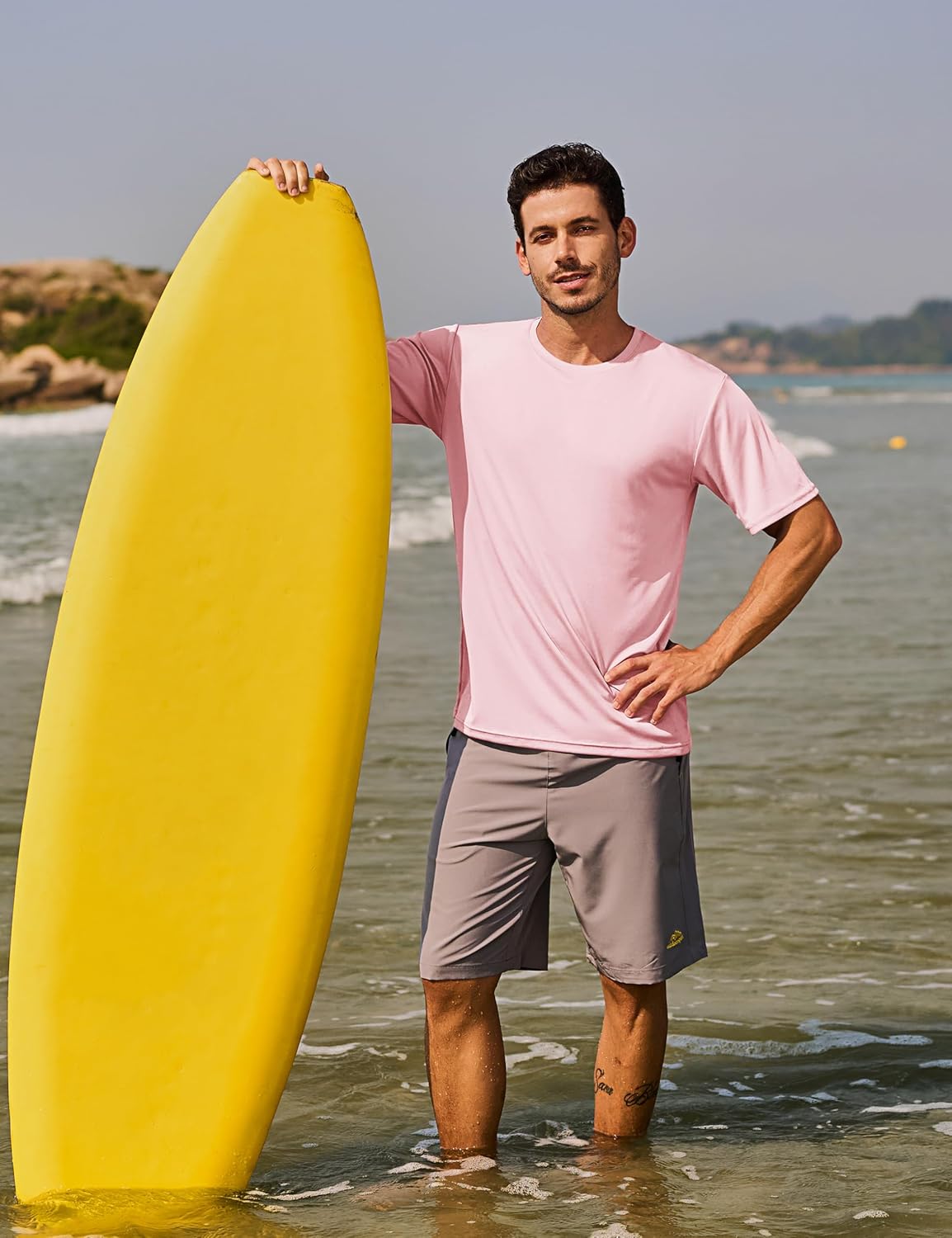 TACVASEN Men's Quick-Dry Athletic T-Shirts - Sun Protection Rash Guard | UPF 50+ Running Shirts