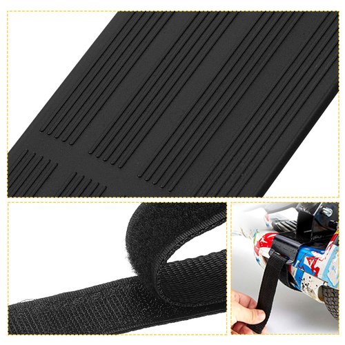 8 Pieces Adjustable Hoverboard Seat Attachment Straps and 4 Hoverboard Go Cart Strap Protector Hook Loop Fastening Cable Replacement for Kart Accessories Self Balance(19.68 Inches)