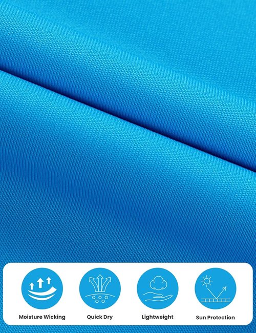 Corna Men's Workout T-Shirts - Lightweight Dry Fit Athletic Shirt with UPF 50+ Sun Protection