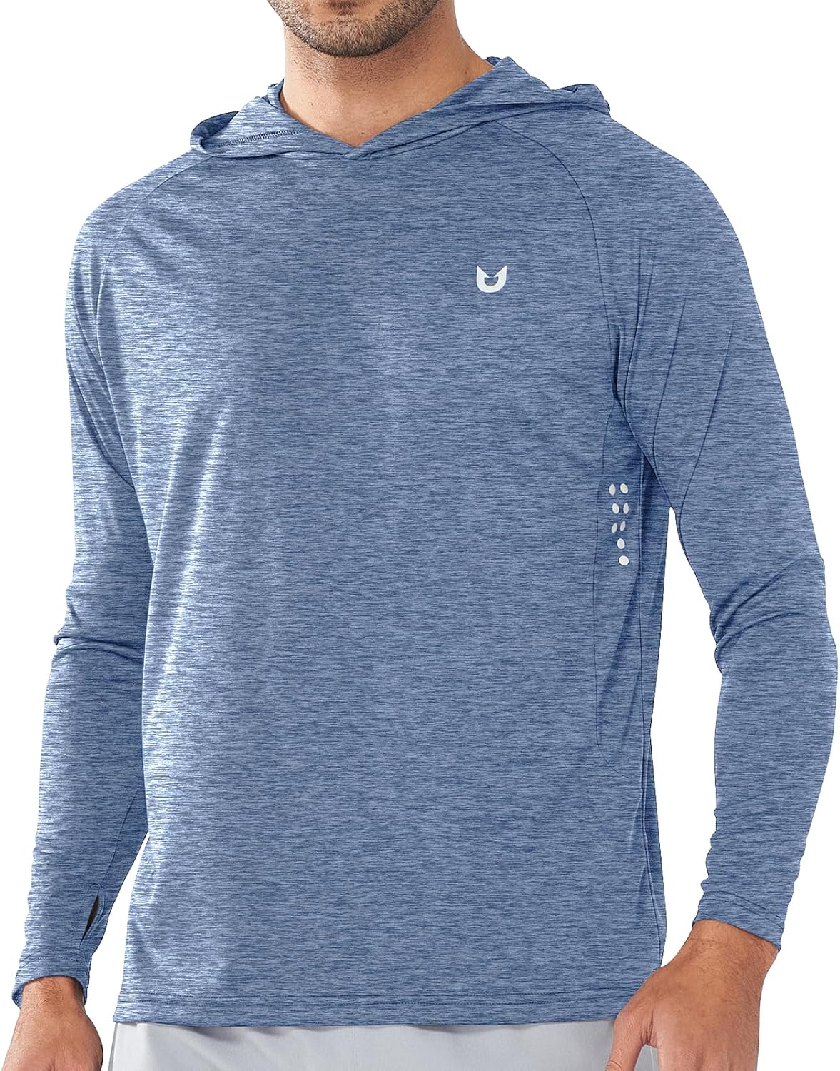 NORTHYARD Men's UPF 50+ Long Sleeve Hoodie - Quick Dry Sun Protection Fishing & Beach Wear