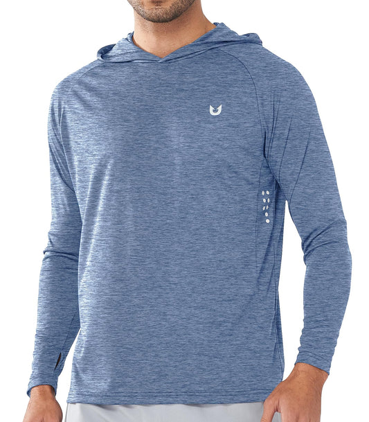 NORTHYARD Men's Fishing Sun Hoodie Long Sleeve UPF 50+ Rash Guard Shirts
