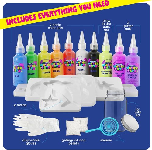 Dan&Darci Aqua Fairy Water Gel Kit - DIY Magic Elf Toy for Kids | Create Your Own Squishies - Perfect Easter Gift