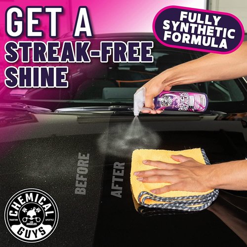 Chemical Guys Synthetic Quick Detailer - Extreme Slick Polymer Formula for Cars & More | 16 fl oz (2 Pack)