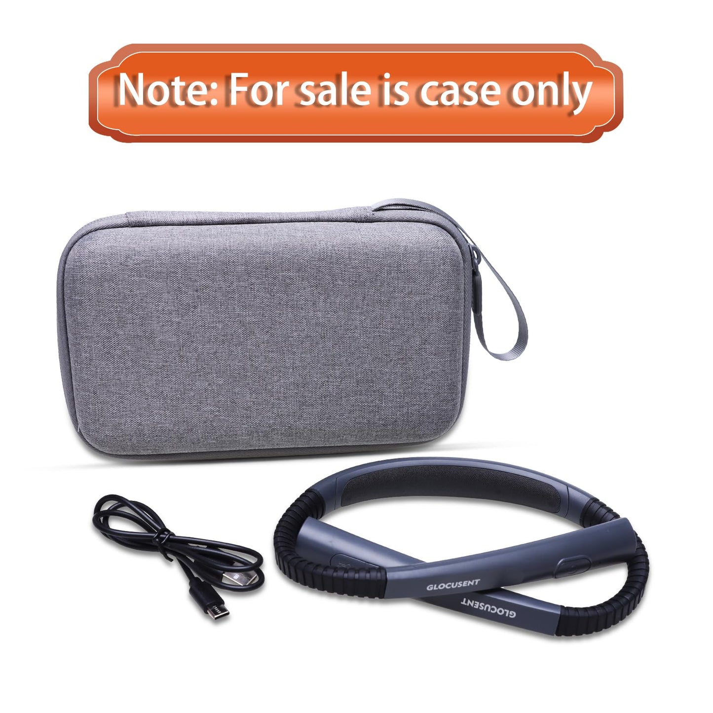 LTGEM Neck Light Case Compatible with Glocusent/Gritin/EastPin/Vekkia/Enclize/NIVAVA/LUXJET Neck Reading Light Cases, Book Light for Reading in Bed Cases,Purple(Case Only)