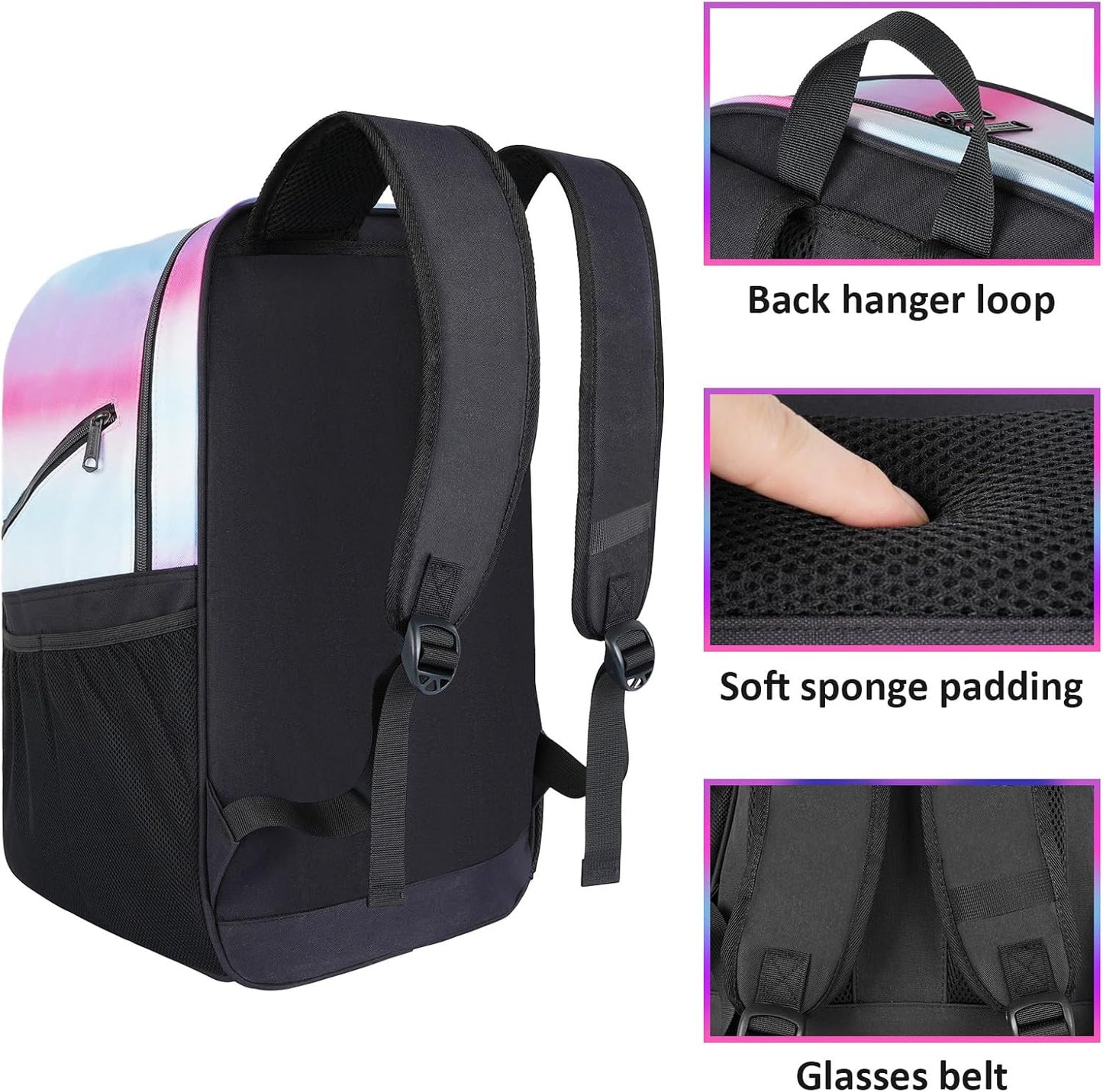 YOREPEK Basketball Backpack - Large Water-Resistant Sports Bag with Shoe Compartment & Ball Holder