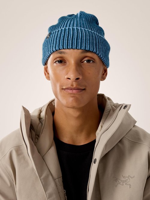 Arc'teryx Ribbed Toque | Warm Wool-Blend Toque for Winter Hiking | Nightscape/Glacial, One Size