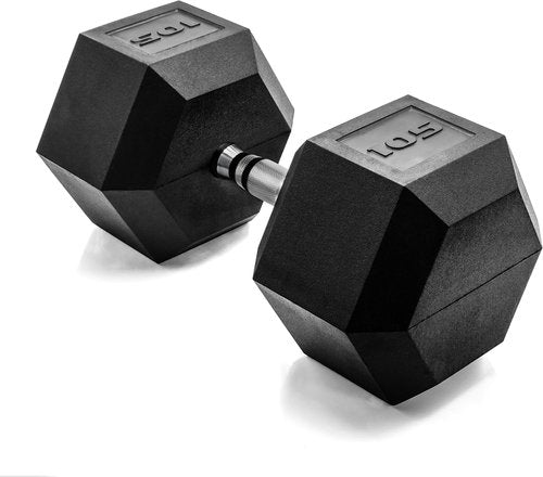 CAP Barbell Coated Hex Dumbbell Weights - Choose From 10-120 lbs | Durable & Versatile Options