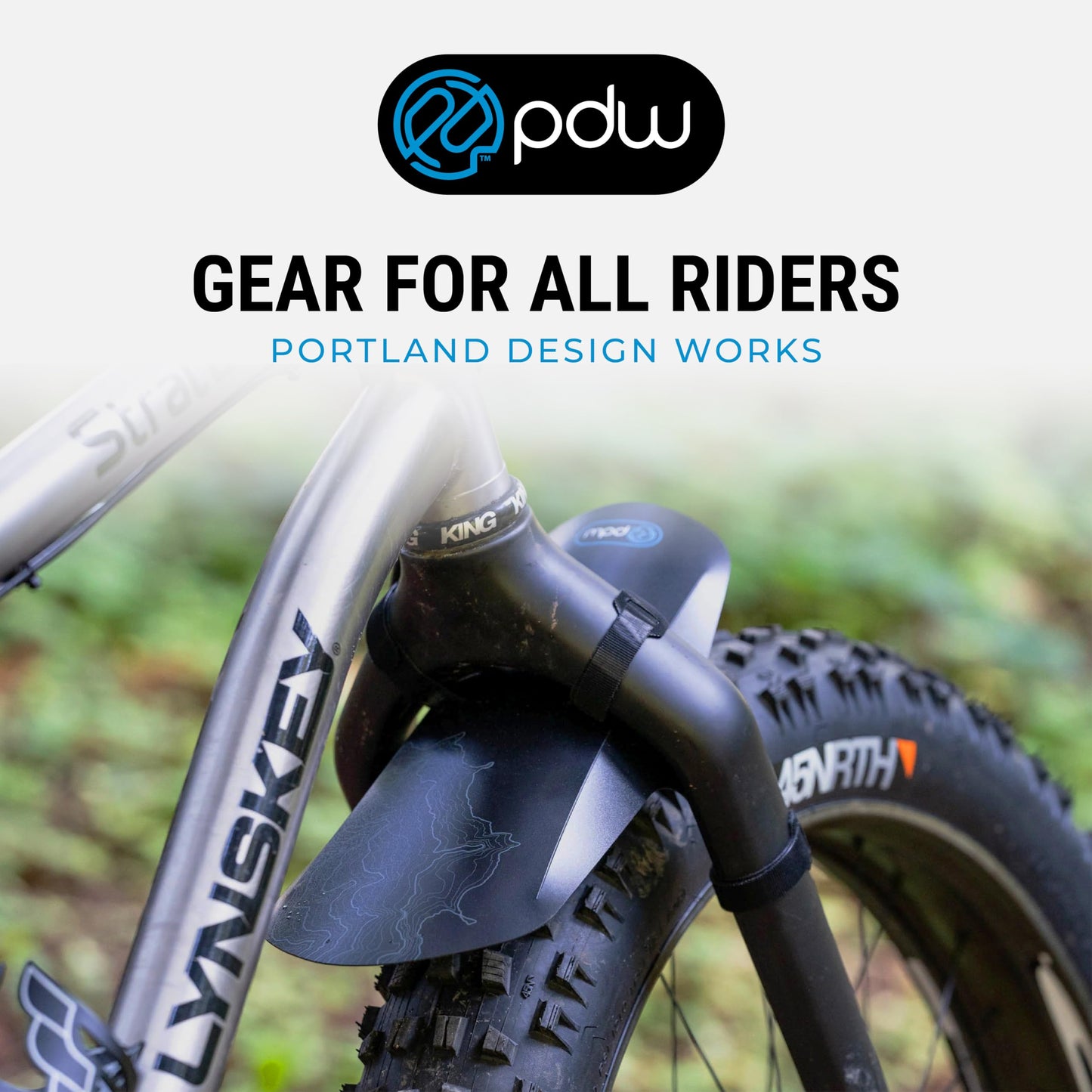 Portland Design Works Mud Shovel 6.5 Fender, Fat Fork Fender