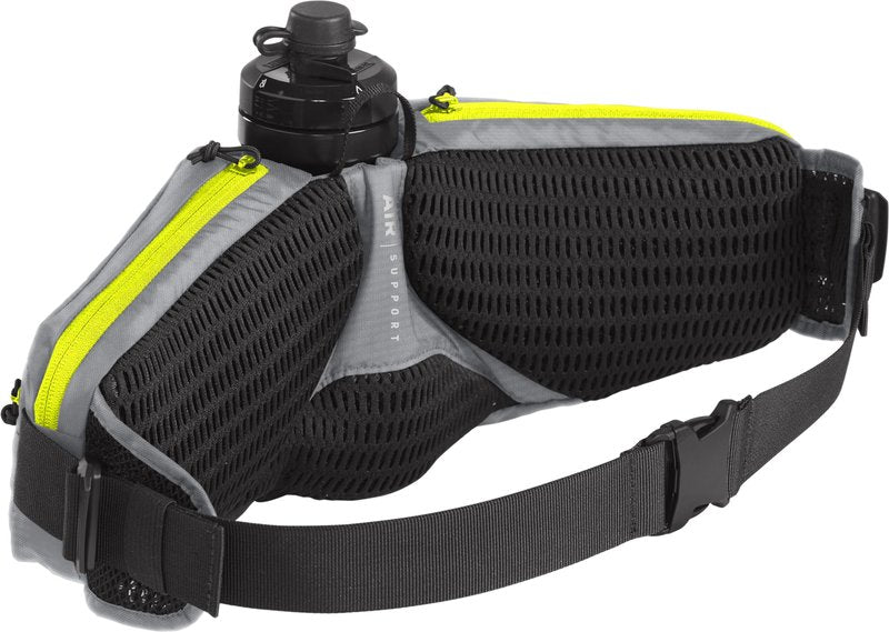 CamelBak Podium Flow 4 Hydration Belt, Minimalist Ride Storage with 21oz Podium Dirt Series Bottle, Gunmetal