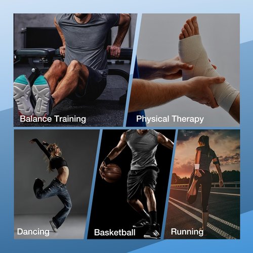 Ankle Balance Board - Premium Solid Birchwood Foot Strengthener for Stability
