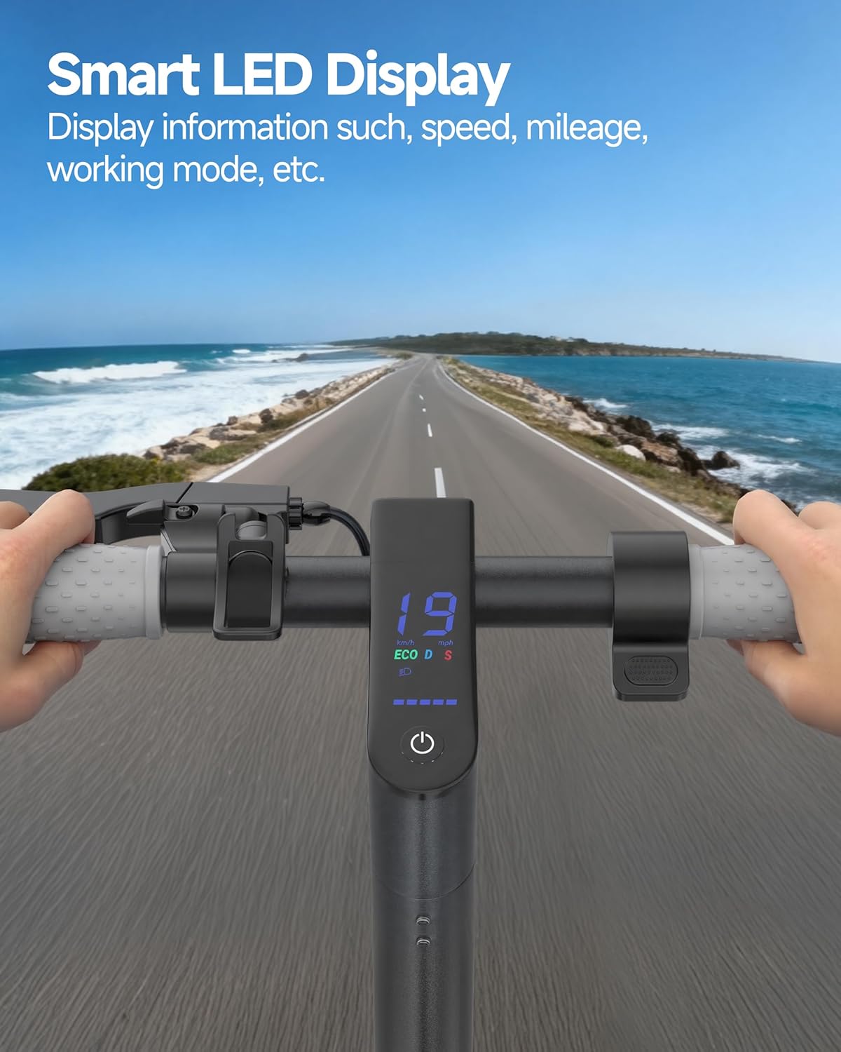 Roinside Electric Scooter - High-Speed Commuting Scooter with 350W/500W Motor & Long-Range Options