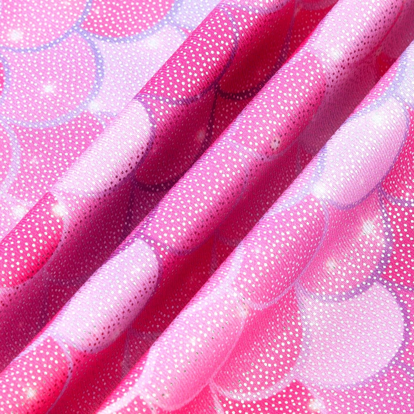 HOZIY 2t Gymnastics Leotards for Girls Kids Tumbling Outfit Biketard 3t Dance Clothes with Shorts Sparkly Shiny Glitter Sparkle Pink Mermaid