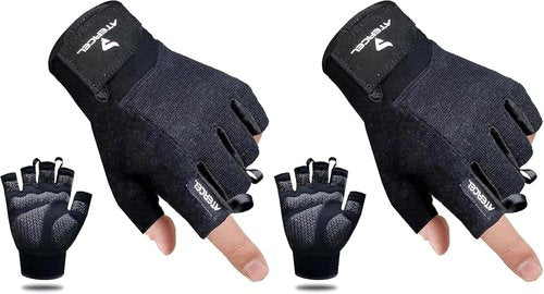 ATERCEL Workout Gloves - Breathable Weight Lifting & Cycling Gloves for Men and Women | Snug Fit