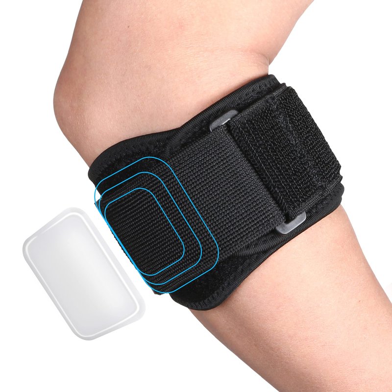 Forearm Guard & Elbow Brace ,Tennis Elbow Braces Guard for Tendonitis and Tennis,Golfers Adjustable Straps and Compression Pad for Men and Women,Elbow Support Relief