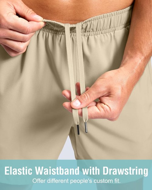 G Gradual Men's Athletic Running Shorts - Quick-Dry Zipper Pockets | Available in 5", 7", 9" Sizes