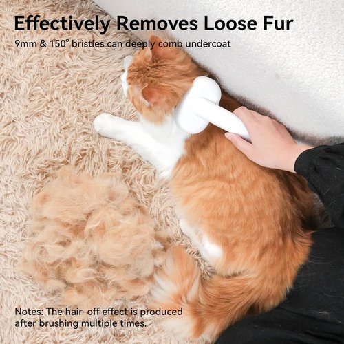 Aumuca Cat Brush - Effective Grooming Tool for Shedding | Ideal for Long & Short Haired Cats