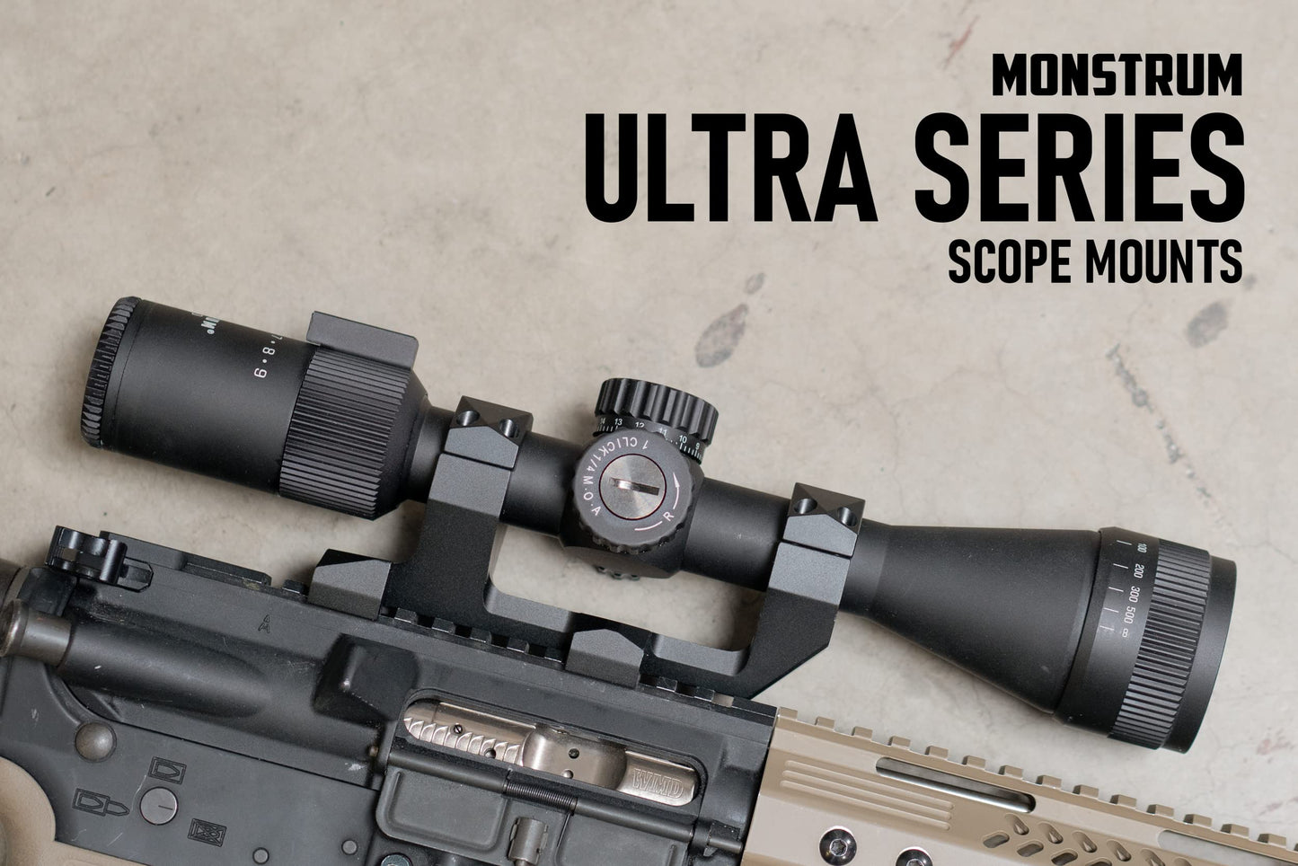 Monstrum Ultra Series Precision Offset Picatinny Scope Mount | 30 mm | 30 MOA