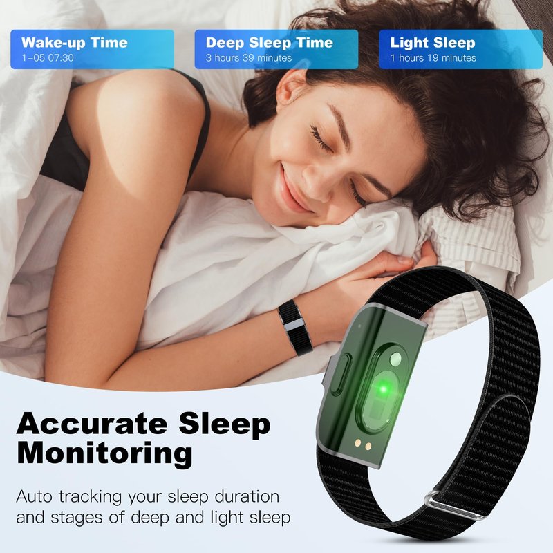 Fitness Tracker with Blood Pressure & Blood Oxygen Monitor, 24/7 Heart Rate Sleep Tracking, IP68 Waterproof Smart Watch, Step Calorie Counter, Activity Tracker for Men Women - No Subscription