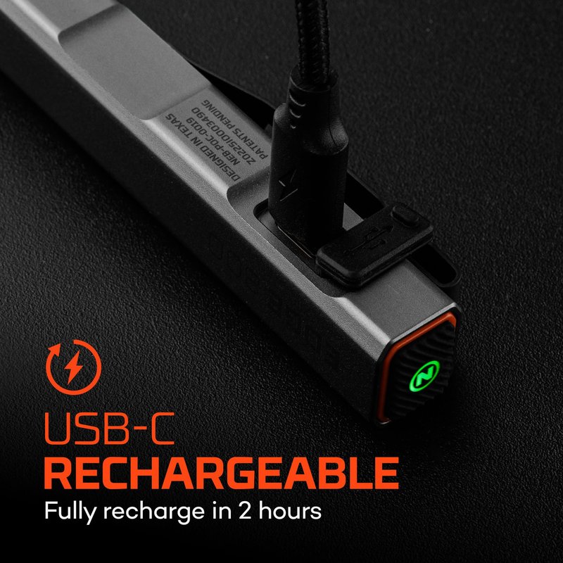 NEBO Edge 800 Penlight | Everyday Carry Penlight, 800 Lumens, 5 Light Modes, Tactical, USB-C Rechargeable, Water & Impact Resistant