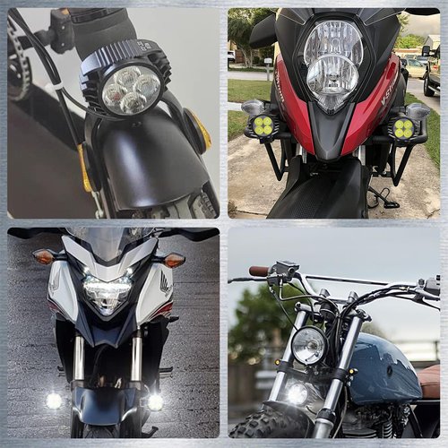 Ourbest E-Bike Front Lights with Horn for Scooter (B)