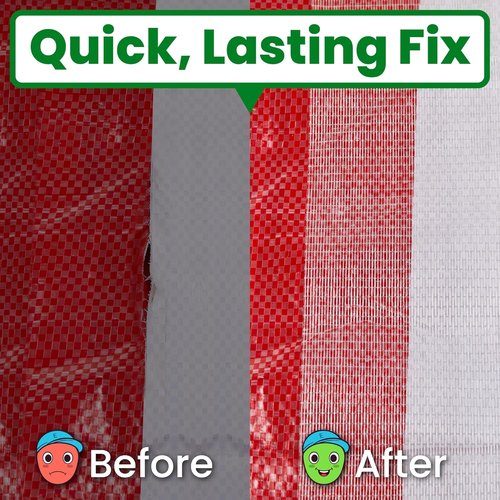 Awning Covers | Waterproof Self-Adhesive Tarp Repair Tape Kit - 3" Clear Mesh for Awnings, Canopies, Tents