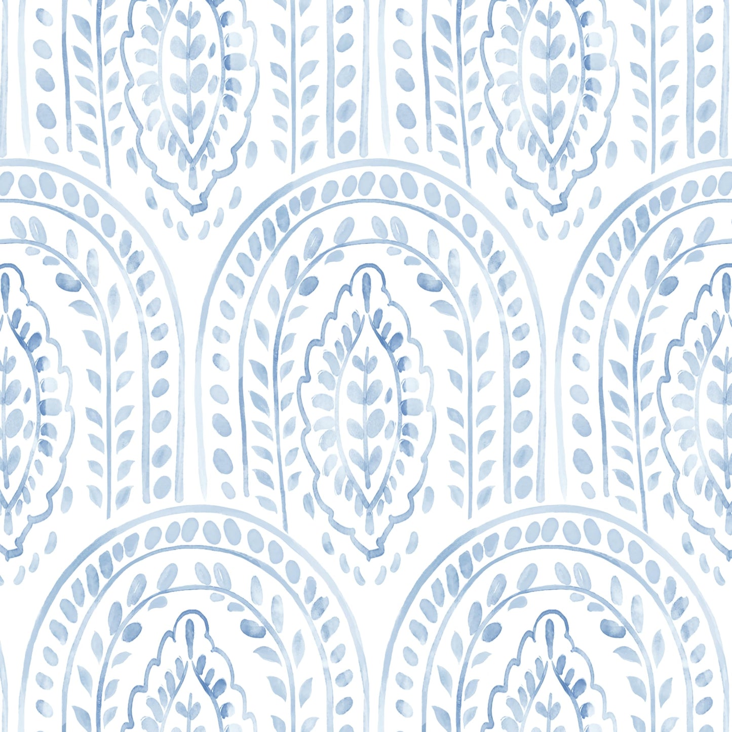 Micpolo Peel and Stick Wallpaper Modern Wall Paper Boho Contact Paper Removable Wallpaper Peel and Stick Blue and White Self-Adhesive for Bathroom Bedroom Kitchen Wall Decor 17.3" x 118"