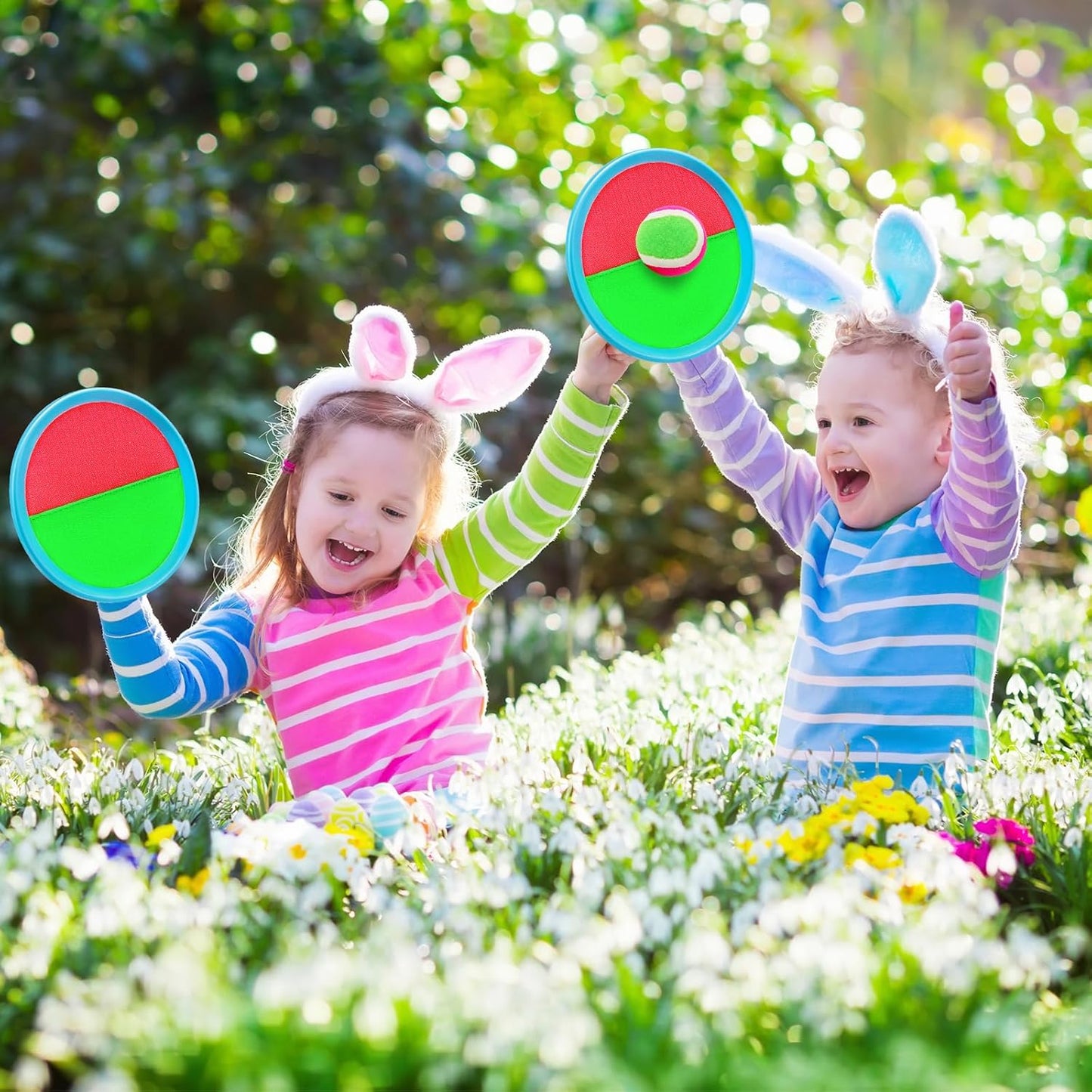 Ayeboovi Toss and Catch Ball Game - Fun Outdoor Toy for Kids Aged 3-10 | Perfect for Yard and Beach Games