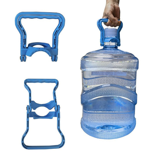 Storbuffs 2 Pack 5 Gallon Water Bottle Holder Purified Drinking Water Jug Caps Carrier Lift Labor Energy Saving Ergonomic Grip Handle Carrier Non-Slip Holder Lifter Heavy Duty Clip no jug