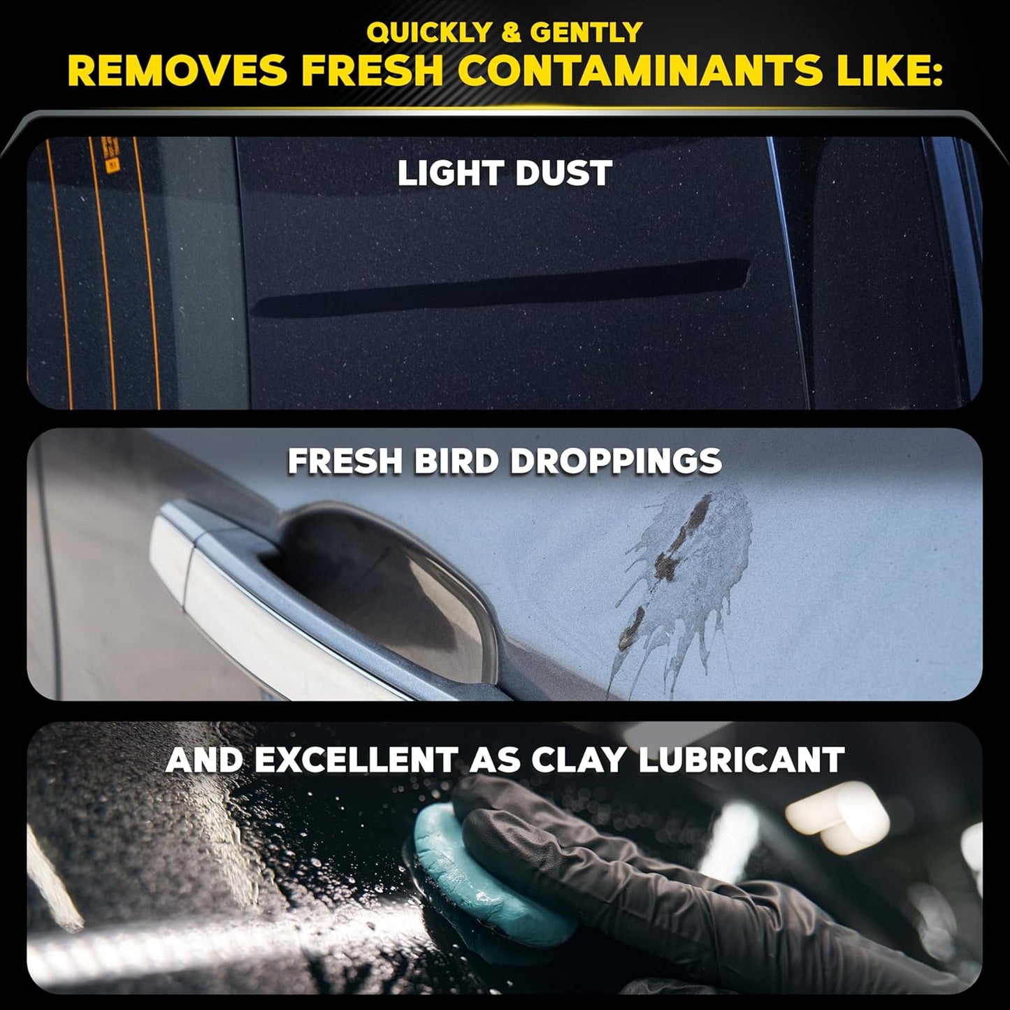 Meguiar's Quik Detailer Spray - Effortless Car Care for Dust & Smudges - 16 Oz for Enhanced Shine