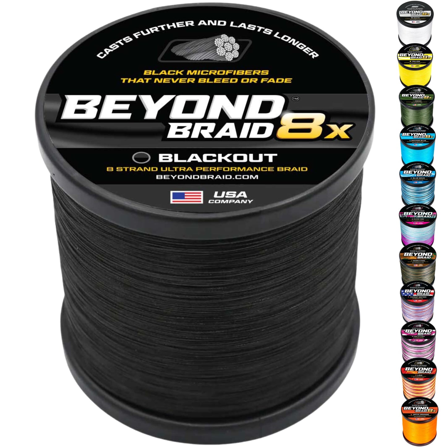Beyond Braid Blackout 8X 150 Yards 8LB