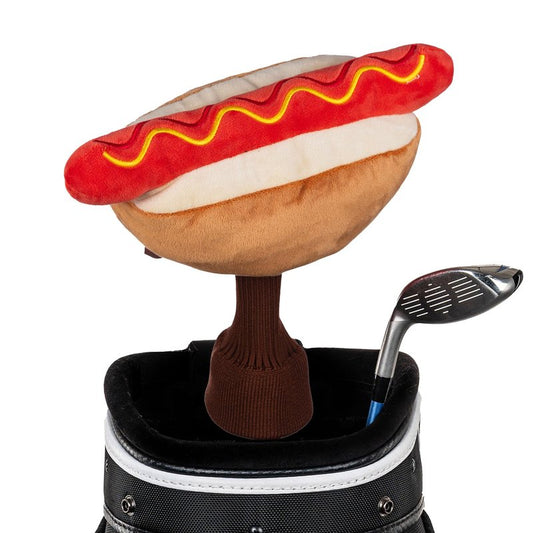 Daphne's Headcovers Hotdog Driver Headcover | Funny Golf Club Covers | Golf Head Covers for Drivers | Stylish Golf Club Head Covers | Golf Driver Covers | Men’s & Women’s Driver Headcover