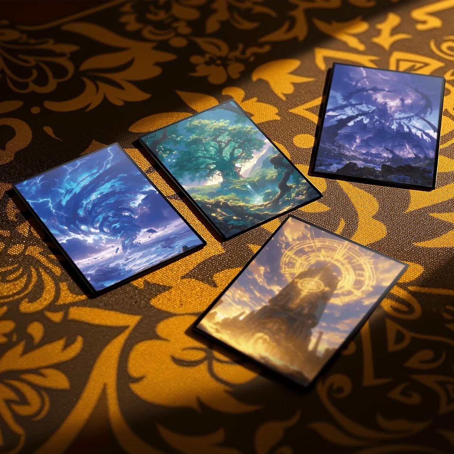 MTG Card Sleeves - Ultra Clear Front & Matte Finish Back | 100 Count Standard Size for Magic The Gathering