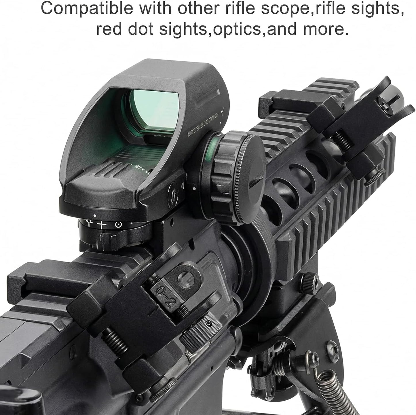 45 Degree Offset Flip Up Sight - Low Profile Design for Quick Transition | Front & Rear Sights