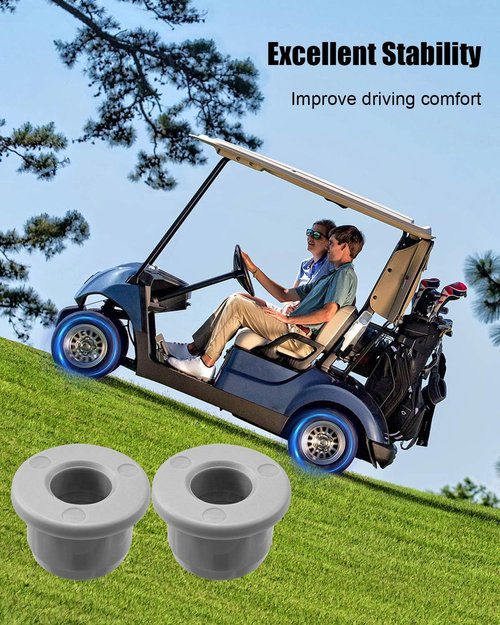 OCHIKI 50Pcs Golf Cart Bushing Fit for Club Car Precedent Control A Arms and Front Leaf Spring Replace 102956201 1022874011, Gray
