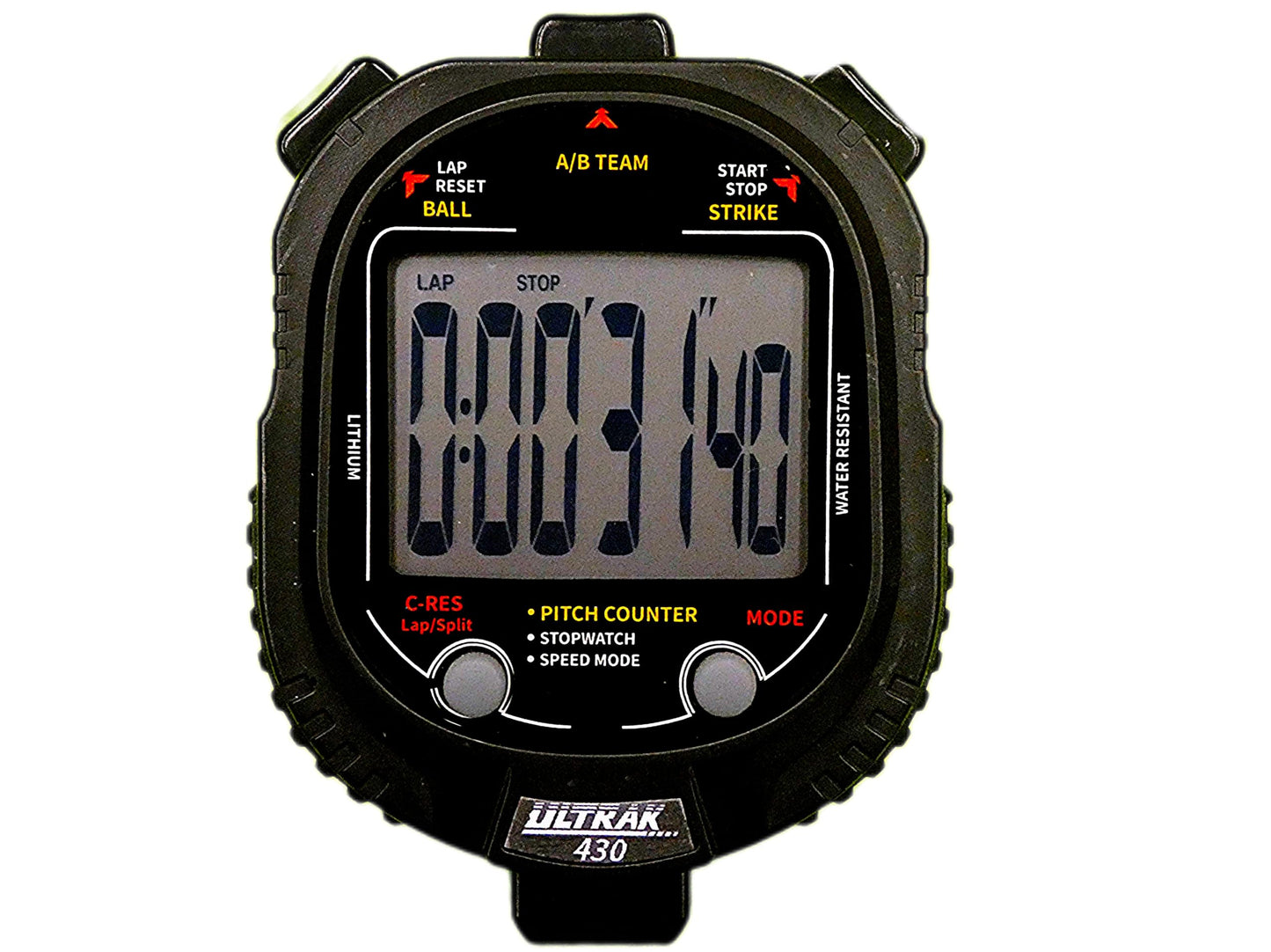 Ultrak 430 Pitch Counter & Pitch Speed with 2 Memory Stopwatch