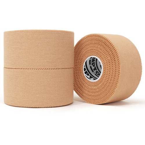 Hampton Adams | As Seen on Shark Tank | Original Athletic Sports Tape (3-Pack) | 45ft Rolls | Very Strong Easy Tear NO Sticky Residue | Best Tape for Athlete & Trainers | Fingers Ankles Wrist (Beige)