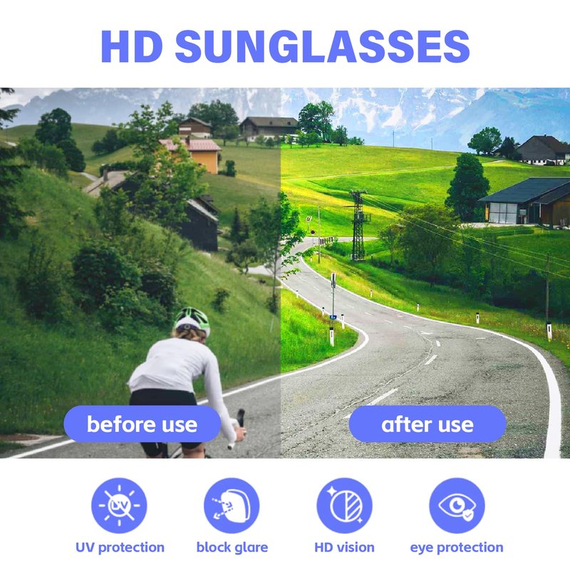 Wynthorix Cycling Sunglasses for Man Women,UV400 Protection,Goggles for Running Baseball MTB Motorcycle Softball Tennis Volleyball Pickleball