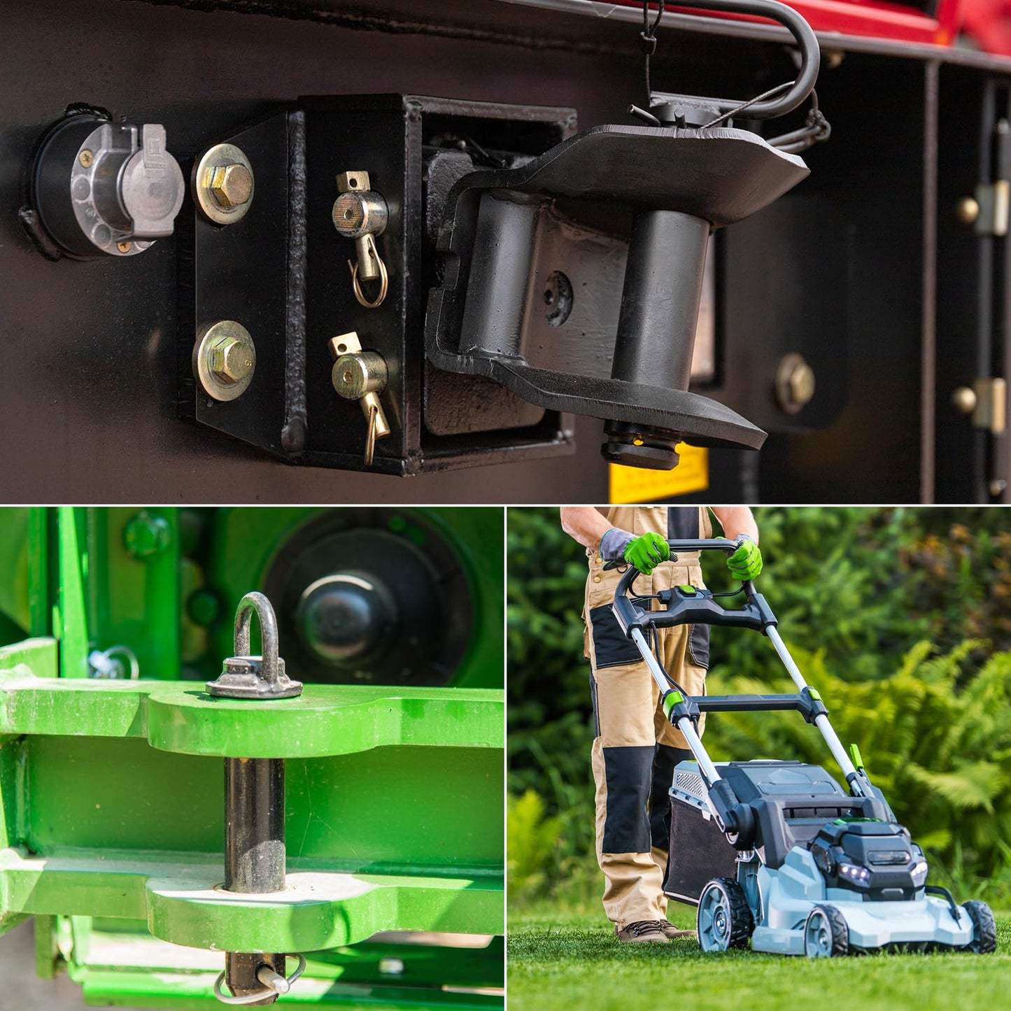 uxcell 2Pcs 1/2" Dia Trailer Coupler Pin, 2-3/4" Long Coupler Pin Shaft Locking Pin, Round Pto Pin for Farm Trailers Wagons Lawn Hitches and Garden